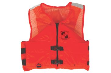 Image of Stearns Work Zone Gear Life Vest - Orange - XXX-Large 71397
