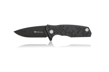 Image of Steel Will Chatbot F14-04 Folding Knife, 3.15in, D2 Steel, Black Blade, Black, G10 Handle, F14-04