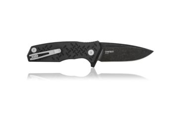 Image of Steel Will Chatbot F14-04 Folding Knife, 3.15in, D2 Steel, Black Blade, Black, G10 Handle, F14-04