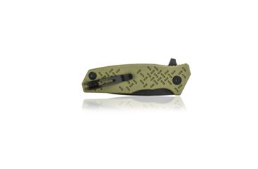 Image of Steel Will Chatbot F14-33 Folding Knife, 3.15in, D2 Steel, Black Blade, Green, G10 Handle, F14-33