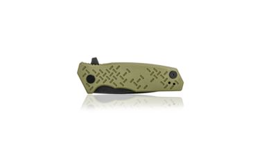 Image of Steel Will Chatbot F14-33 Folding Knife, 3.15in, D2 Steel, Black Blade, Green, G10 Handle, F14-33