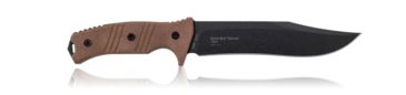 Image of Steel Will Chieftain Clip-Point Fixed Blade Knife, Orange 1620