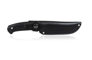 Image of Steel Will Roamer Series Fixed Blade Knife,4.5in,9Cr18MoV Steel,Satin Blade,Black TPE Handle, R345-1BK
