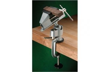 Image of Steelex 2 in. Capacity Adjustable Clamping Vise, 360-degree Rotation, 45-degree Swivel Action, Rubb D3557