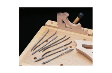Image of Steelex 8 Pc. Riffler 8 Double-Ended Profiles Rasp Set, Aggressive Tooth Cut D2476