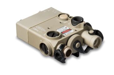 Image of Steiner DBAL-I2 Intelligent Dual Beam Aiming Laser, 50mW IR Laser, 50mW IR Laser Illuminator, Restricted to LE/Mil only, Desert Sand, 19030D
