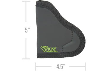 Image of Sticky Holsters SM-2 Holster, S&amp;W Bodyguard, Rug Lcp, Sig P238, Taurus Tcp, Ambidextrous, Black, Small, SM-2
