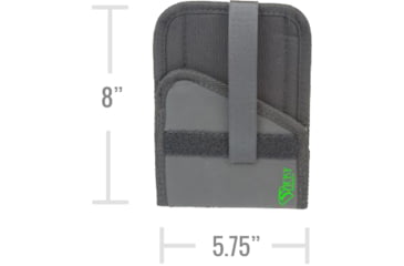 Image of Sticky Holsters Sticky Travel Mount, Reverse Angle, Black, STMRV