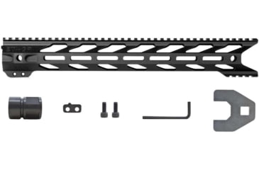 Image of STNGR HWK M-Lok Free Float Handguard for AR15/M4, Anodized Black, 15 in, 15HM