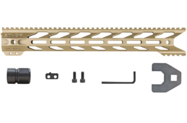 Image of STNGR HWK M-Lok Free Float Handguard for AR15/M4, Cerakote FDE, 15 in, 15HM-FDE