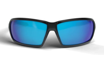 Image of STNGR Ridge Ballistic Sunglasses, Matte Black/Blue Mirror, Large, LC-43O4-RW0G