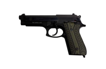 Image of Stoner CNC Beretta 92 Super Aggressive G10 Gun Grips Fits 92FS/96 M9 Series Pistol, OD Green Black, STO-BR-B92-SA-ODG