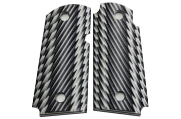 Image of Stoner CNC Kimber Micro Carry .380 ACP Cross Hatch G10 Gun Grips, Arctic Camo, Non Ambi, STO-KM .380-CH-NO-ARC