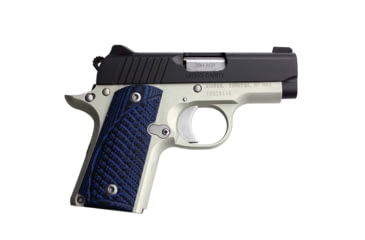 Image of Stoner CNC Kimber Micro 9 9mm Spartan G10 Gun Grips, Blue Black, Ambi, STO-KMC9-SP-AM-BLB