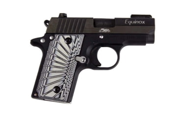 Image of Stoner CNC SIG P238 Starburst G10 Gun Grips Fits Sig Sauer .380 Auto Pistol, Light Grey/Black, Non Ambi, STO-P238-ST-NO-LG