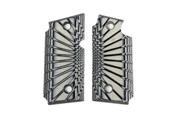 Image of Stoner CNC SIG P238 Starburst G10 Gun Grips Fits Sig Sauer .380 Auto Pistol, Light Grey/Black, Non Ambi, STO-P238-ST-NO-LG