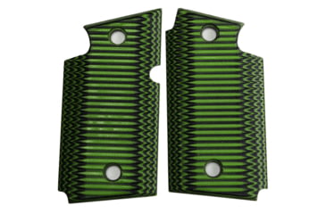 Image of Stoner CNC SIG P238 Gun Grip G10 Super Spine Fits Sig Sauer .380 Auto Pistol, Neon Green, Ambi, STO-P238-SS-AM-NG