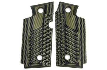 Image of Stoner CNC Springfield Armory 911 .380 ACP Defensive Carry G10 Gun Grips, OD Green Black, Ambi, STO-SA .380-DC-AM-ODG