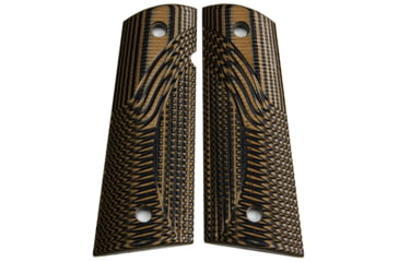 Image of Stoner CNC Tactical Eclipse G10 Gun Grips fit Sig GSG, Brown Black, SIG GSG-Standard, STO-GSG-TE-STD-BNB