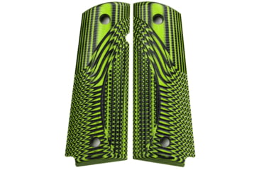 Image of Stoner CNC Tactical Eclipse G10 Gun Grips fit Sig GSG, Neon Green Black, SIG GSG-Standard, STO-GSG-TE-STD-NG