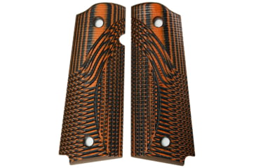 Image of Stoner CNC Tactical Eclipse G10 Gun Grips fit Sig GSG, Orange Black, SIG GSG-Magwell, STO-GSG-TE-MAG-ORG