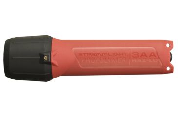 Image of Streamlight 3Aa Propolymer Haz-Lo 7 Led Flashlight, Atex Rated, 57 Lumen White Led, 3 X Aa Battery, Blister Pack, Orange, 68772