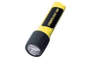 Image of Streamlight 4AA Propolymer LED Flashlight, White LEDs, w/Batteries, Yellow, Box, 68201