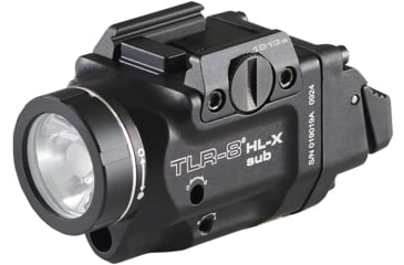 Image of Streamlight TLR-8 HL-X SUB USB SL-B9 Rechargeable 1000 Lumens LED Weapon Light for 1913 Short, with High And Low Switches, USB-C Cord, Multi-Tool, Mounting Kit With Keys, Black, 69468