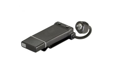 Image of Streamlight ClipMate USB Rechargeable Clip-On Light, Black with White and Red LEDs, USB with 120V AC 61126