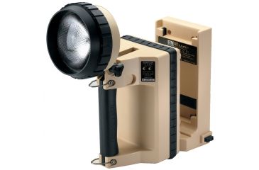 Image of Streamlight LiteBox Power Failure AC/DC Rechargable Light System, 8-watt Spot Bulb, 120V AC, 12 Volt DC Chargers and Mounting Rack - Beige, 45133