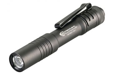 Image of Streamlight MicroStream USB Rechargeable Bright Small LED Flashlight, 250/50 Lumens w/ 5in USB Cord and Lanyard, Black, Clam, 66601