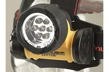 Image of Streamlight Septor 50 Lumens LED Headlamp, Yellow - 61052