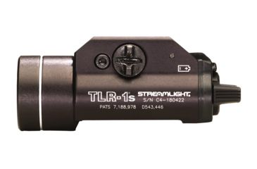 Image of Streamlight TLR-1s C4 LED Rail-Mounted Weapon Flashlight, Black w/ Strobe Function 69210