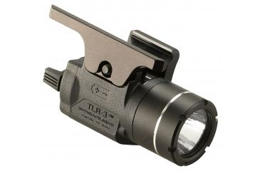Image of Streamlight TLR-3 Compact Rail Mounted Tactical Light, CR2, Full Size USP Pistol Only, White, 125 Lumens, Black, 69222