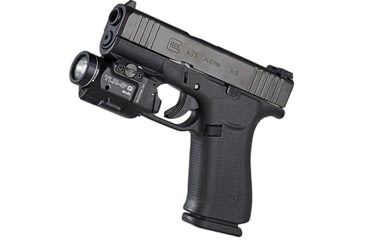 Image of Streamlight TLR-8 Sub For Glock 43X/48 MOS LED Weapon Light w/ Red Laser, CR123A Lithium, White, 500 Lumens, Black, 69411