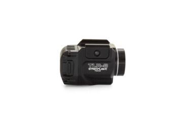 Image of Streamlight TLR-8 Tactical Weapon Light w/Laser Sight, Rail Mounted, 500 Lumen LED, 640-660nm Red Laser, 1 x CR123A Battery, Black, 69410