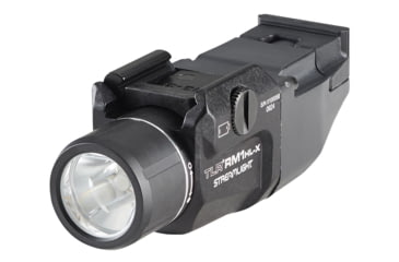 Image of Streamlight TLR RM 1 HL-X USB 1000 Lumens Weapon Light System, SL-B9 Rechargeable, with Key Kit, Mounting Hardware, Straight Momentary Pressure Switch, And USB-C Cord, Black, 69483