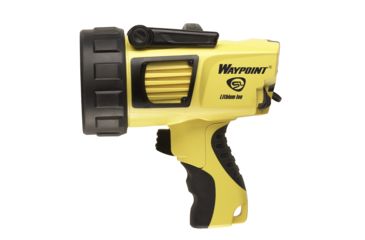 Image of Streamlight Waypoint Rechargeable Spotlight, 1000 Lumen White Led, 44919 - International Ac Charge Cord, Yellow, 44920