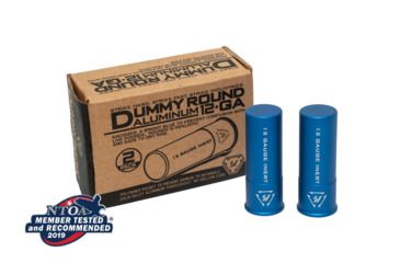 Image of Strike Industries Aluminum Dummy Round 12 gauge - 2PCS/PK, Blue, One Size, 708747548389
