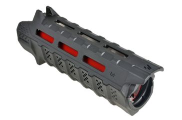 Image of Strike Industries Carbine Length M-LOK Handguard, SI-STRIKE-HG-CBK-RED, Black / Red, One Size, SI-STRIKE-HG-CBK-RED