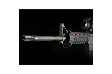 Image of Strike Industries Carbine Length Handguard with Heat Shield, Red, SI-STRIKE-HG-CBK-RED