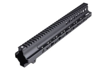 Image of Strike Industries CRUX Keymod Handguard For HK416 MR5556 Walther HK416 D145RS, Black, 13.5in SI-CRUX-KM-135