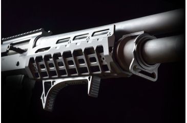 Image of Strike Industries Hayl Rail MLOK Handguard for Benelli M4, Black, SI-BM4-HAYL-RAIL-BK