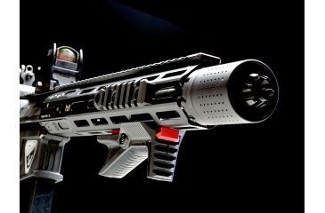 Image of Strike Industries Link Rail Section 7 Slots-QD Featured Can Fit Most Keymod and M-Lok Version Mounting Surfaces, Black SI-LINK-RS-7-QD-BK
