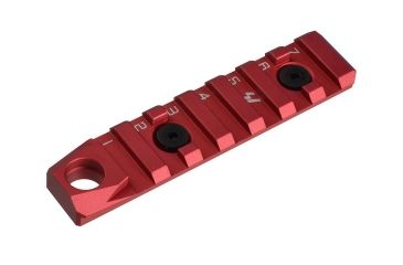 Image of Strike Industries Link Rail Section 7 Slots-QD Featured Can Fit Most Keymod and M-Lok Version Mounting Surfaces, Red SI-Link-RS-7-QD-RED