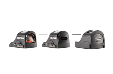 Image of Strike Industries Optic Cover for Holosun 407C/507C X2, Black, One Size, SI-OPC-HS4/507C-BK