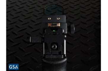 Image of Strike Industries Rear Sight Mount For Glock, Affordable Alternative To Mount Rear Sight/Red Dot On Glock, Black, One Size, SI-GSR