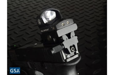Image of Strike Industries Rear Sight Mount For Glock, Affordable Alternative To Mount Rear Sight/Red Dot On Glock, Black, One Size, SI-GSR