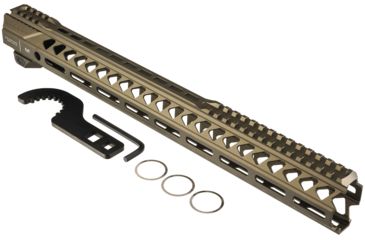 Image of Strike Industries Strike Rail 17in Mlok Handguard Rail, FDE, SI-STRIKERAIL-17-FDE
