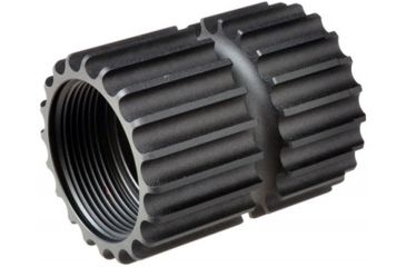Image of Strike Industries Strike Rail Lightweight Barrel Nut, 7250 Aluminum, Black, SI-StrikeRail-7250NUT